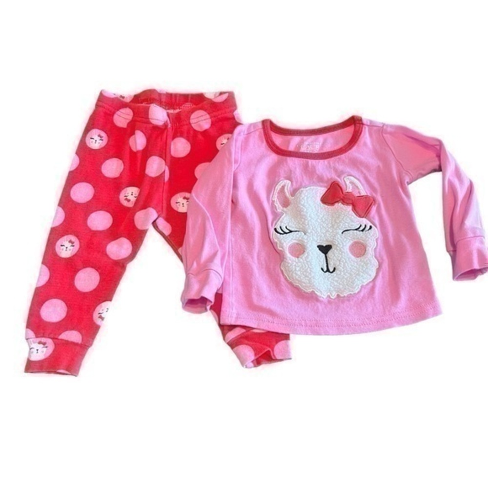 TCP Llama pajamas set 3-6 months baby girl